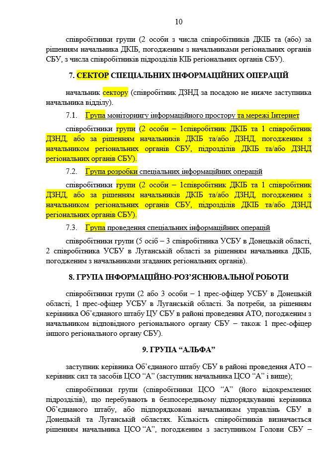 La structure de l'EC DC SBU dans le Donbass (Page 2)