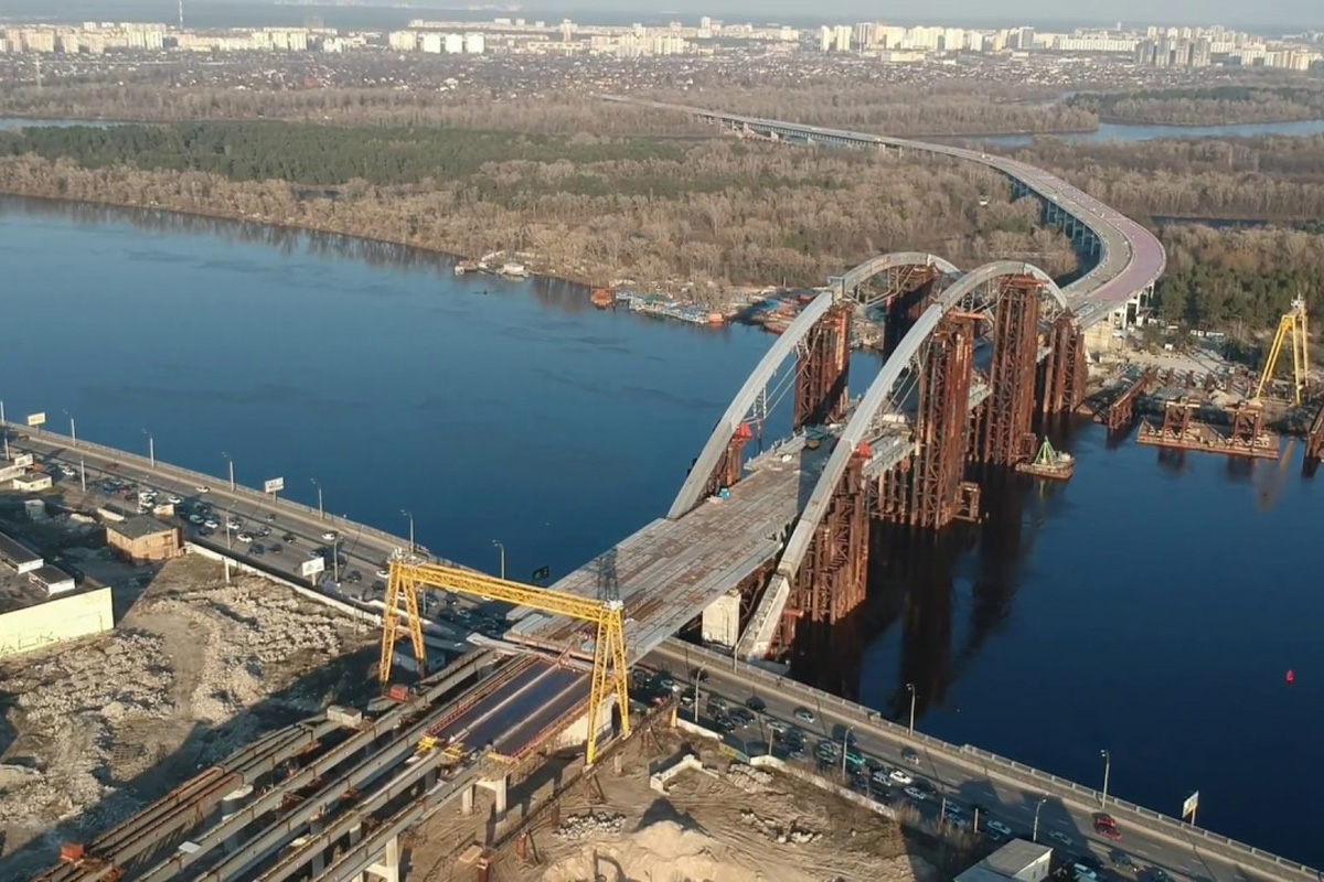 Воскресенский мост Киев